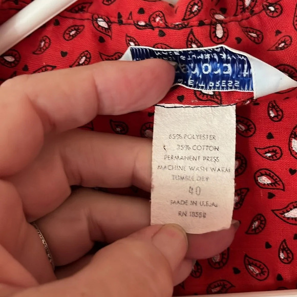 Vintage Miss Fashionality Blouse Size 40 Large XL Super Cute - Picture 5 of 8